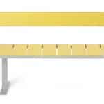 Sidewalkbackedbench