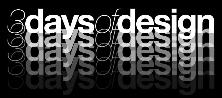 3daysofdesign, 26-27-28 May 2016