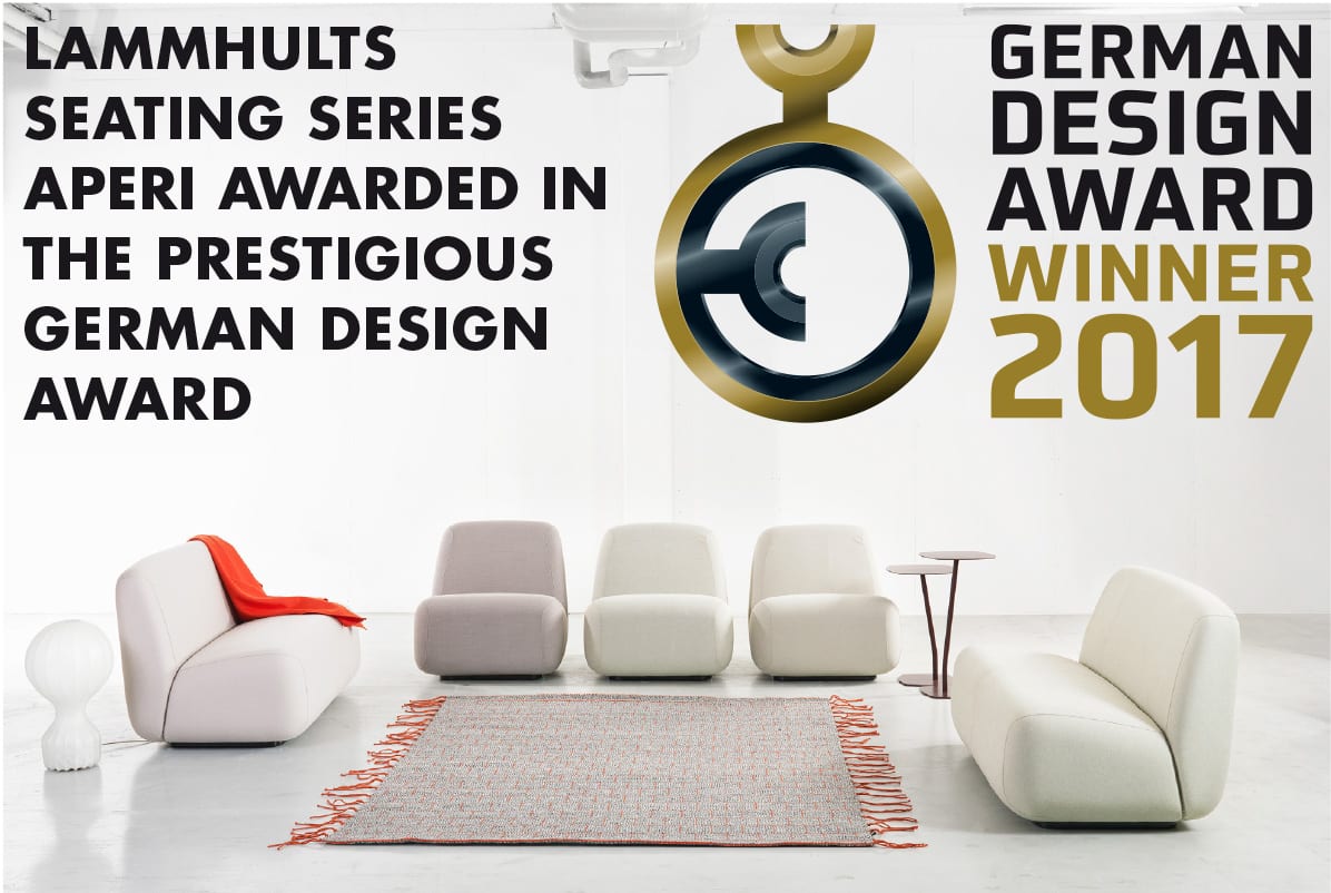 Aperi easy chair & sofa – Winner of the German Design Award