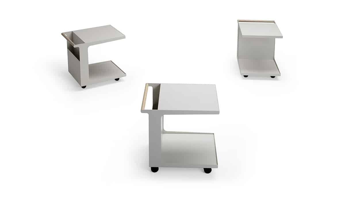 Surf – a new mobile table for Offecct by Maximilian Schmahl