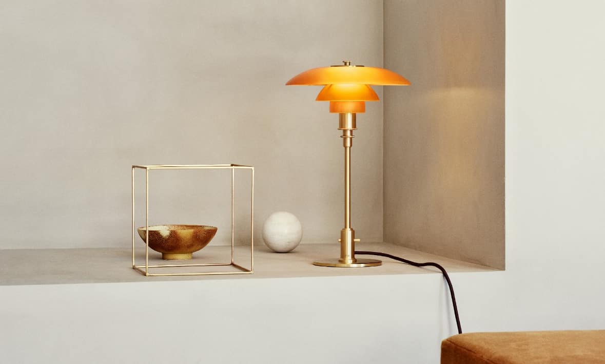 Louis Poulsen PH 3½-2½ Color Table Lamp by Poul Henningsen