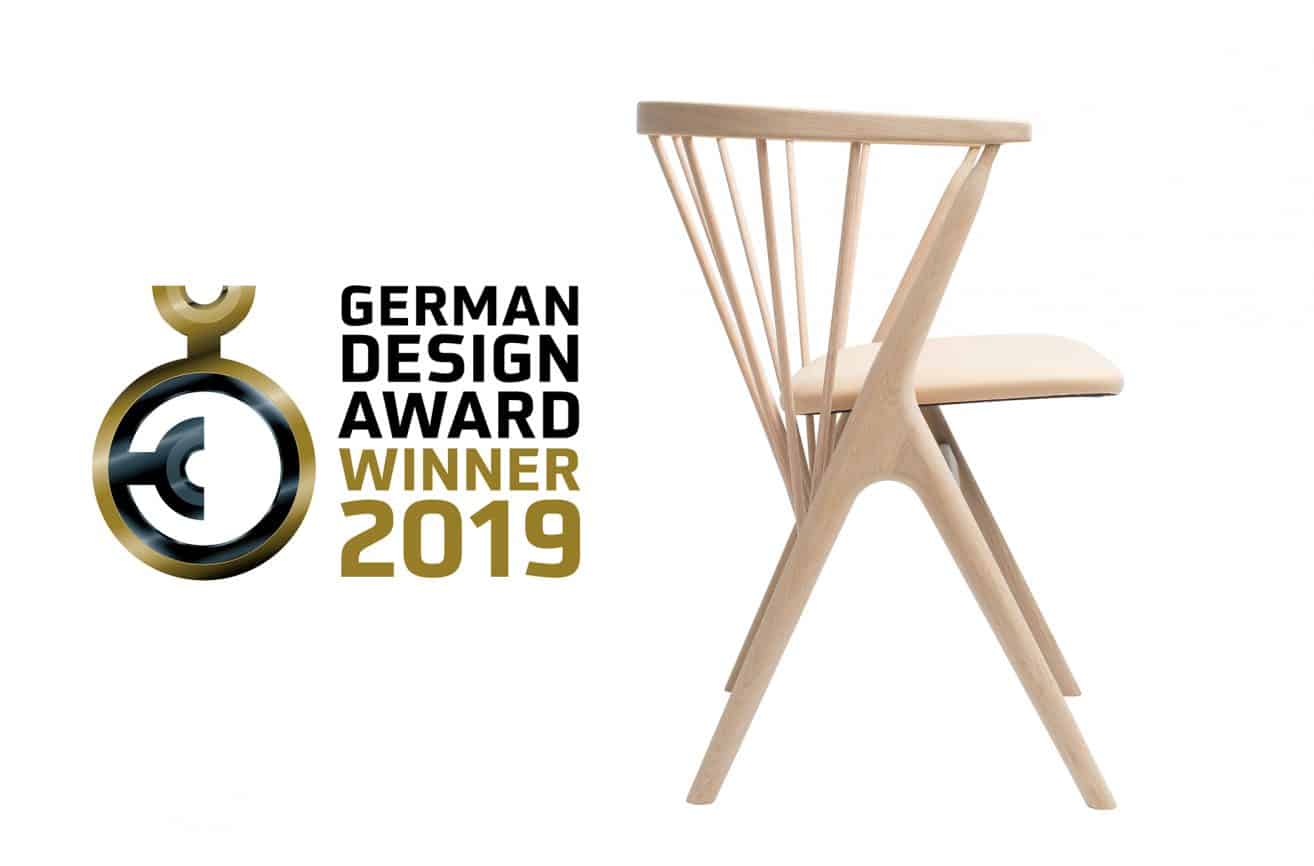 The Sibast No 8 chair - winner of German Design Awards 2019