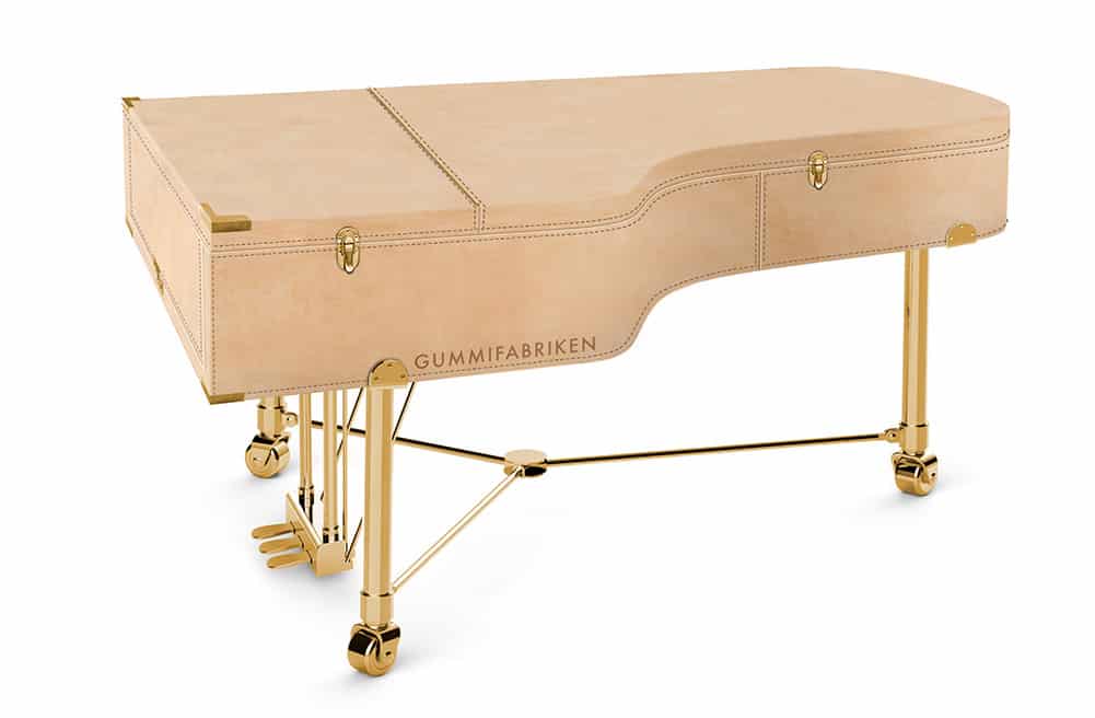 Mats Theselius designs a grand piano for Gummifabriken in Värnamo