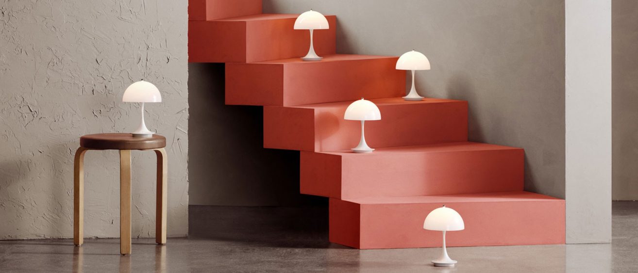 Panthella Portable Lamp by Verner Panton from Louis Poulsen