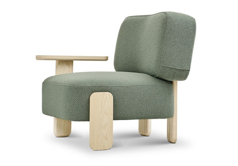 A playful Lounge Chair by Ernst & Jensen Erik Jørgensen
