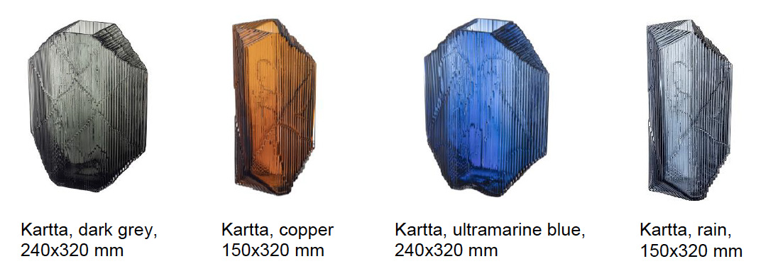 Santtu Mustonen's glass art collection Kartta, a new generation of Iittala  artists 