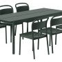 Linear-steel-table-200-side-chairs-dark-green-group-muuto-5000×5000-hi-res