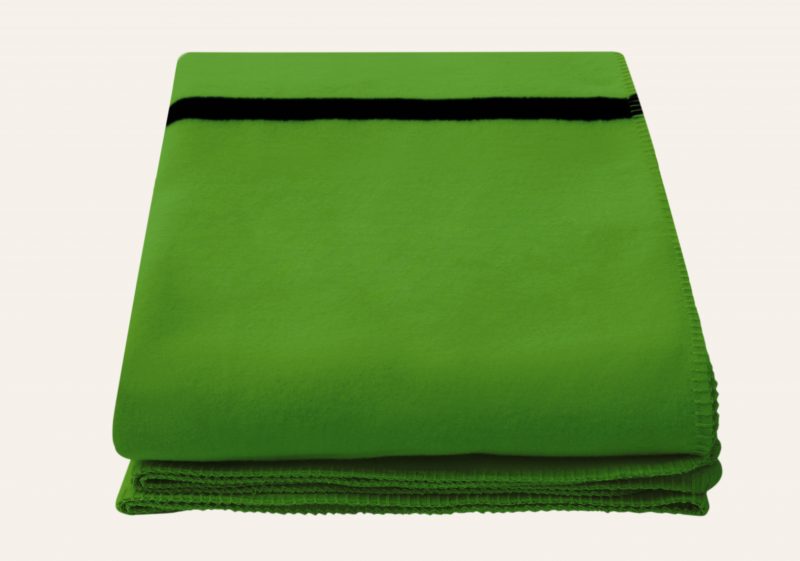 Green Stripe Edge Blanket main image 1
