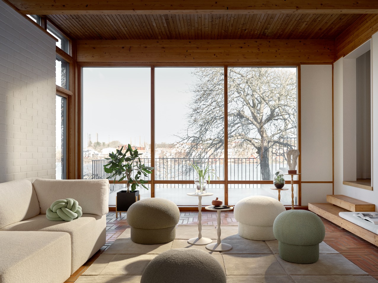 Uno Pouf design by Claesson Koivisto Rune – Design House Stockholm 