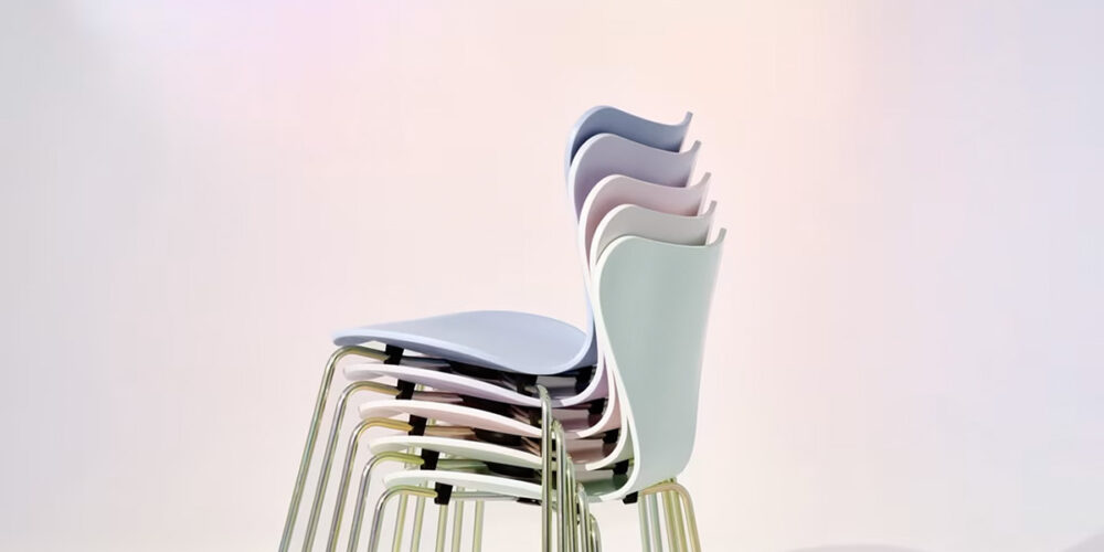 Fritz Hansen's 70th anniversary celebration of Arne Jacobsen's iconic Series 7 chair featuring special editions
