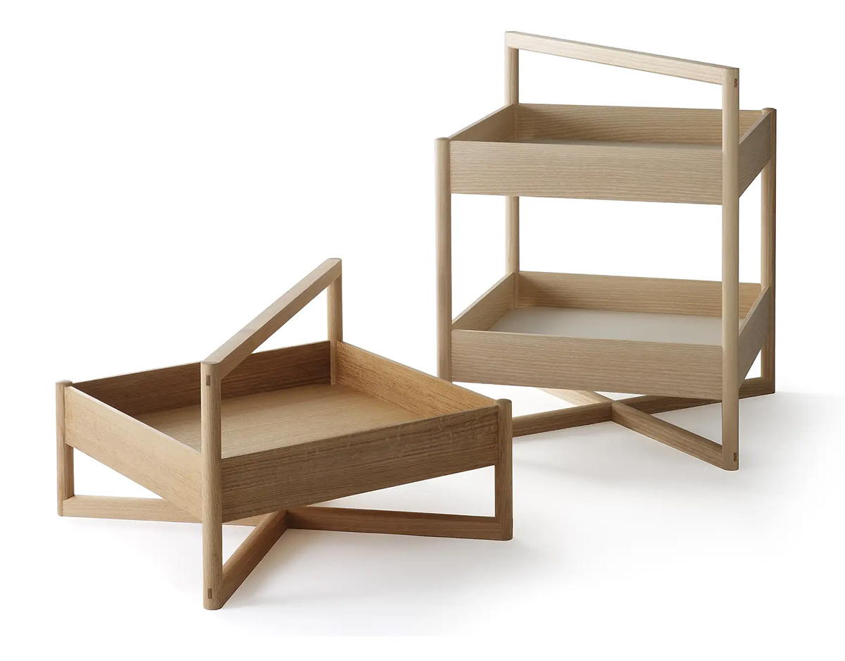 Complete Taso series by Cecilie Manz displayed in Nikari showroom during Copenhagen design festival