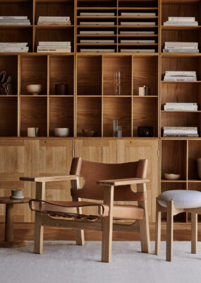 Mogens Koch MK Bookcase System modular units showcasing Danish design craftsmanship and functionality