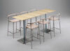 Dining Height Design: Cobra Table Series Enters Hospitality Market