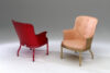 Mats Theselius Elektra easy chair Källemo anodized aluminium frame leather Swedish design 2001