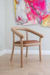 Ella Chair in modern home setting demonstrating versatile Scandinavian design by Thomas Sandell