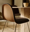 GUBI Collection 3D Chair by Komplot Design featuring ground-breaking recycled plastic and FSC veneer editions