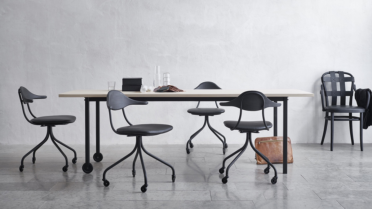 Gemla Swedish bentwood furniture collection steam-bent chairs sofas traditional craftsmanship Småland factory