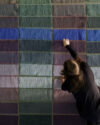 MATTER carpet collection overview by Snøhetta and Ege Carpets showing digital randomness pattern in studio lighting