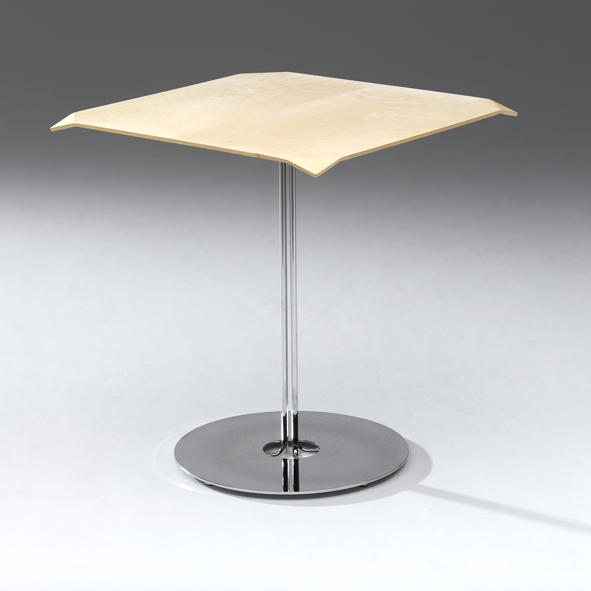 Origami chair and table set Japanese paper folding inspiration Sigurdur Gústafsson geometric furniture
