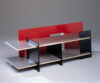 Skyline bench by Sigurdur Gústafsson Källemo 1998 aluminium shelves MDF construction contemporary design