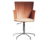 Åke Axelsson VINGA chair prototype showing laminated wood shell construction in birch finish