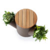 Louise Hederström Willow Tree multi-purpose planter for Nola with branching containers and steel construction