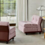 Amanta 1 Seater Yuma 1851 burgundy red shell_Ava Pyramid Table Lamp
