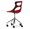 Björn Dahlström Supersonic swivel chair in cobalt blue with chrome metal structure by Plank