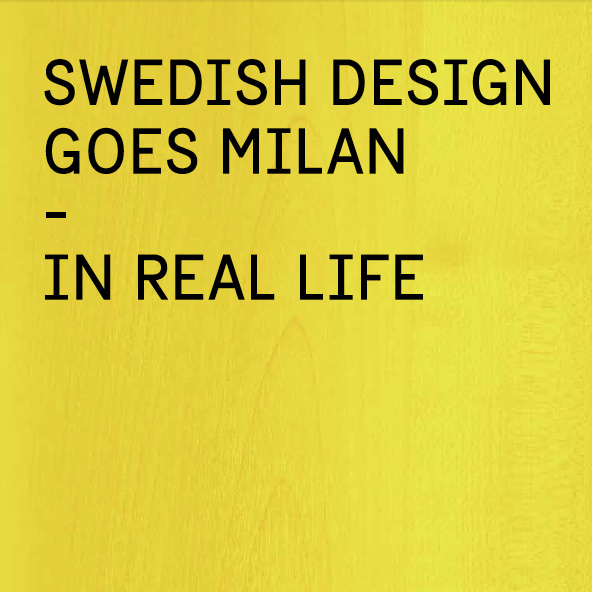 Swedish Design Goes Milano